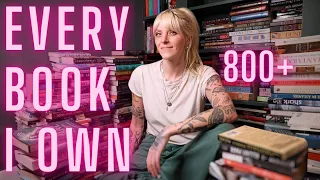 every single book I own (800+ books!) 📚 *sort-of bookshelf tour*