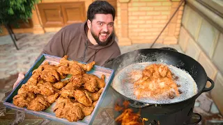 KOREAN CRISPY FRIED CHICKEN | KOREAN STREET FOOD