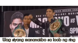 Faceoff Magsayo vs Vargas