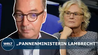 LAMBRECHT-KRITIK: „Bei den Pannenministern des Kabinetts Scholz ist sie in der Top-Position“