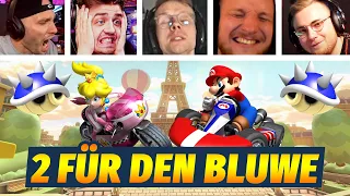 2 BLAUE IN EINER RUNDE!🤬 | Mario Kart Crew #5