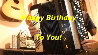 Happy Birthday (ukulele, cello, accordion and balalaika)