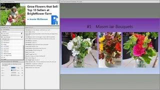 Grow Flowers that Sell: Top 10 Sellers at Brightflower Farm - Farminar
