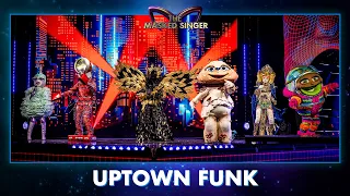 Groepsnummer - ‘Uptown Funk’ | The Masked Singer | VTM