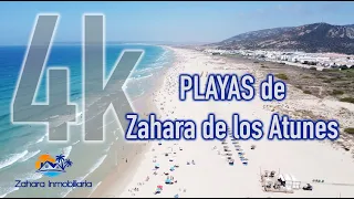 Playas de Zahara de los Atunes en 4K - Zahara desde el aire por Zahara Inmobiliaria