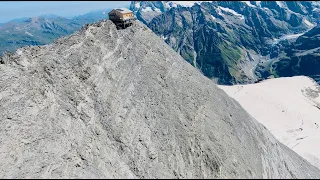 Once in a lifetime flight along the eastern ridge of the Eiger