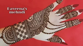 New latest 2022 mehndi design|| 5 minute beautiful mehndi lagana sikhe|| raveena's mehandi