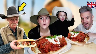 Brits Try Cheesy Meatball Sub Sandwiches with Easy Homemade Marinara Sauce for the first time!