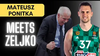 From Panathinaikos to Partizan: Mateusz Ponitka Joins EuroLeague Legend Zeljko Obradovic!