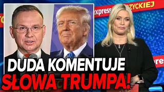 Ostre słowa Trumpa i mierna reakcja Dudy?