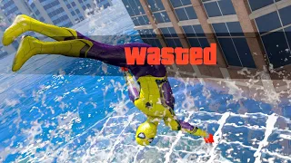 GTA 5 Funny Wasted SPIDERMAN Flooded Los Santos #226 (Funny Moments)