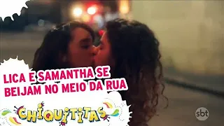 Lica e Samantha se Beijam no Meio da Rua | "As Five" Congelada em Chiquititas