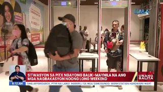 Sitwasyon sa PITX ngayong balik-Maynila na ang mga nagbakasyon noong long weekend | UB