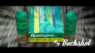 Remington 12ga #4 Buckshot Ballistics Gel Test - Best Home Defense Load? 🇺🇸