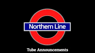 London 🇬🇧 Underground Train | Northen Line | Tube Announcements | Edgware to Battersea Power Station