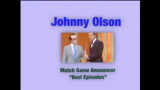 Johnny Olson: Match Game Announcer Best Episodes