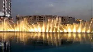 Dubai Fountains - Whitney Houston - I Will Always Love You