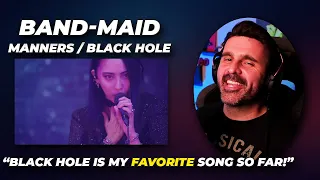 MUSIC DIRECTOR REACTS | BAND-MAID / Manners, BLACK HOLE (Official Live Video)