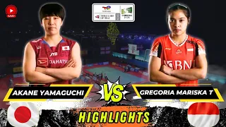 Badminton Akane Yamaguchi vs Gregoria Mariska Women'n Singles Thomas & Uber Cup 2024