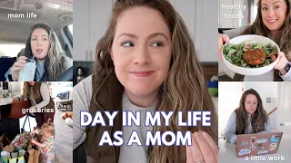 BUSY MOM VLOG: Realistic Day in My Life, Clean with Me, Healthy Grocery Haul, Chats, Healthy Meals