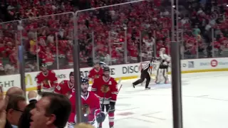 Saad Goal Game 6 Blackhawks vs Ducks 2015