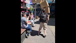 Falling box prank in Las Vegas!  #10000