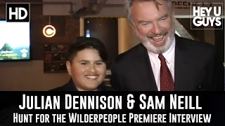 Sam Neill & Julian Dennison Premiere Interview - Hunt for the Wilderpeople