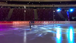 Najszybszy piruet świata na Stadionie Narodowym w Warszawie / World Record Figure Skating Spin