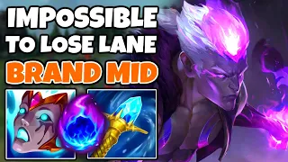 It is IMPOSSIBLE to lose lane on BRAND MID (Why don't people play him more?!) | Off-Meta Climb