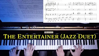 The Entertainer - Jazz Piano Duet Arrangement with Sheet Music by Jacob Koller / hibiki piano