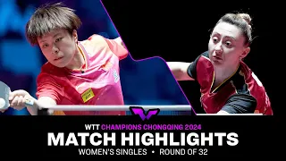 Sofia Polcanova vs Wang Yidi | WS R32 | WTT Champions Chongqing 2024