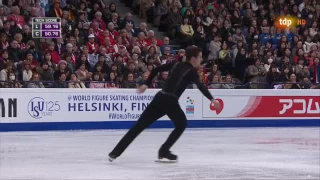 Javier Fernandez SP Worlds 2017 Helsinki