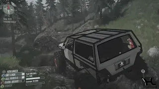 Rock crawling on Mud Runners Jeep