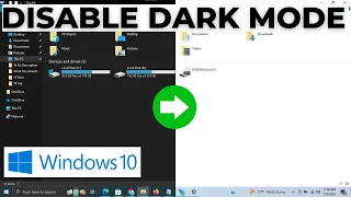 How to Disable (Turn Off Dark) Dark Mode in Windows 10