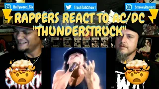 Rappers React To AC/DC "Thunderstruck"!!!