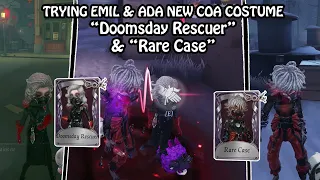 Emil & Ada COA costume secret effect "Rare Case" & "Doomsday Rescuer" gameplay - Identity V