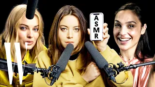 Best of ASMR: Margot Robbie, Gal Gadot and More Explore ASMR with Whispers and Sounds | W Magazine