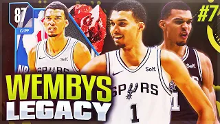 WEMBYS LEGACY #7 - WE NEEDED THIS INSANE PULL!! NBA 2K24 MYTEAM!!