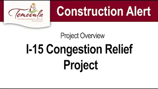 I-15 Aux Lane Project Overview