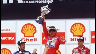 GP Brasil 1991 - Vitória Ayrton Senna - Última Volta + Atendimento a Senna