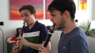 Mary Poppins by the Sherman Brothers. Jose Franch-Ballester & Bernardino Assunçao, clarinets.