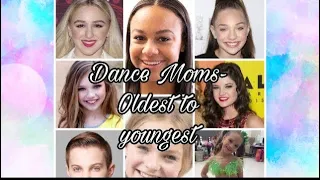 Dance Moms- Seasons 1-8 Oldest to Youngest Dance Moms Stars