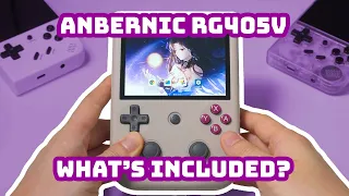 🌱ANBERNIC RG405V how many games and consoles are included?