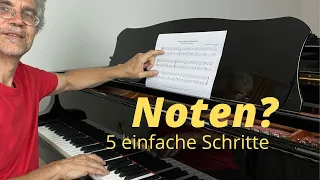 Klavier lernen nach Noten! 5-Schritte-Methode – Tutorial: „Ode an die Freude“