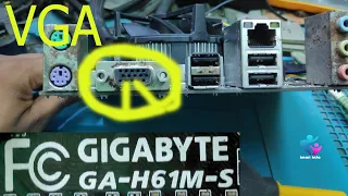 GIGABYTE GA H61M S VGA BYPASS | GIGABYTE GA H61M S VGA PORT NOT WORKING FIX