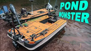 Pond Prowler 8 'Monster' Conversion | Plastic bass boat