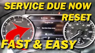 Reset Oil Light 2023 Nissan Rogue Oil & Filter Life Reset Service Due Now Message Cleared and Fixed.