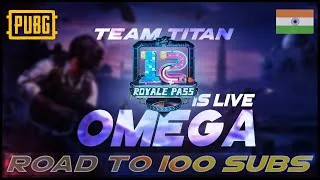 PUBG MOBILE LIVE STREAM | SEASON 12 | HOLI SPECIAL| MORTAL | TITAN OMEGA IS LIVE