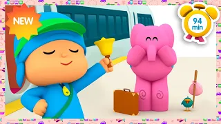 🚆 POCOYO ENGLISH - THE TRAIN IS COMING! ALL ABOARD THE TRAIN [94 min] Full Episodes | CARTOONS