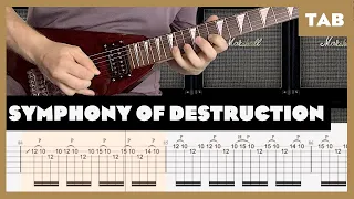 Megadeth - Symphony of Destruction - Guitar Tab | Lesson | Cover | Tutorial